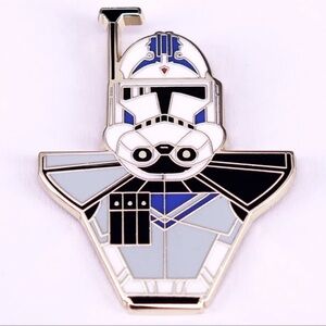 Captain Rex Starwars Enamel Metal Pin George Lucas, Clone Wars Character…